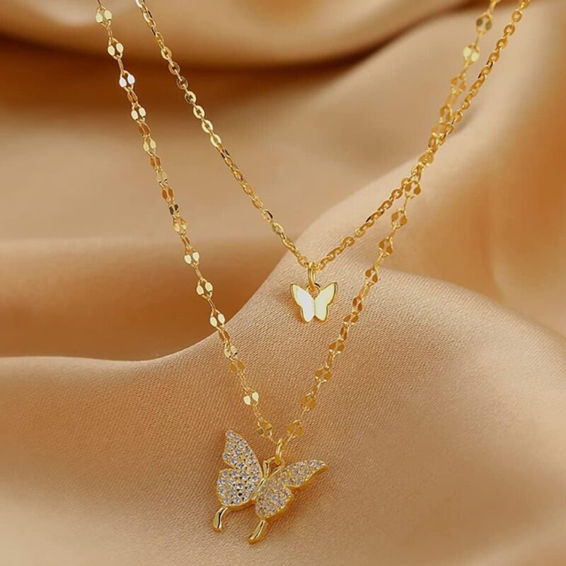 Double Chain Butterfly Set